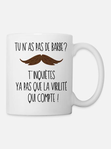 Barbe- humour - Mug blanc - blanc