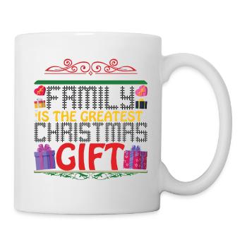 Family is the greatest Christmas Gift - Tasse - Weiß - Rechts