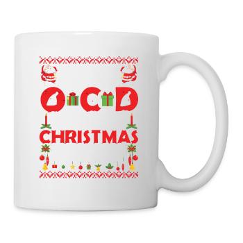 J’ai un trouble de Noël obsessionnel - Mug blanc - blanc - Droite