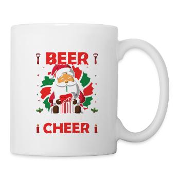 I Run On Beer and Christmas Cheer - Mug - white - Right