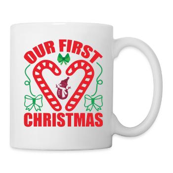 Our first Christmas - Mug - white - Right