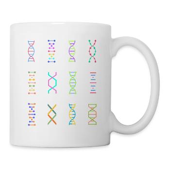 Génétique de l’ADN biologie souche - Mug blanc - blanc - Droite