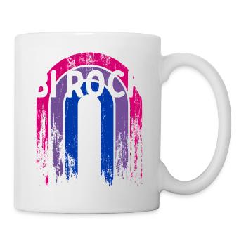 Bi Rock Bisexuel LGBTQ Bi Pride LGBT Lesbienne Gay - Mug blanc - blanc - Droite