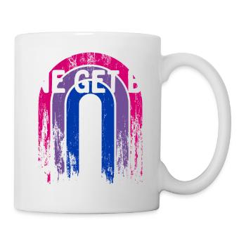 We Get Bi Bisexual LGBTQ Bi Pride LGBT Positivity - Mug - white - Right