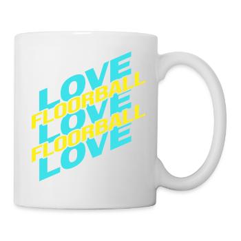 Floorball Floorball Player floorball-love - Mug - white - Right