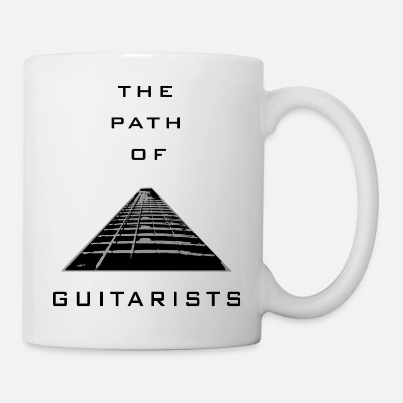 Le parcours des guitaristes - Mug blanc - blanc