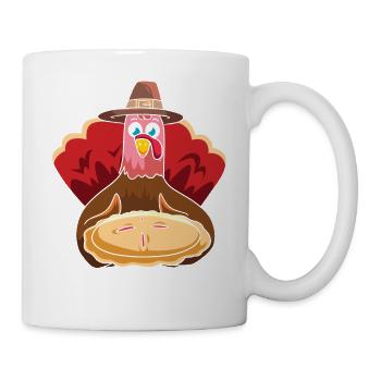 Trot squad - Funny Turkey - Mug blanc - blanc - Droite