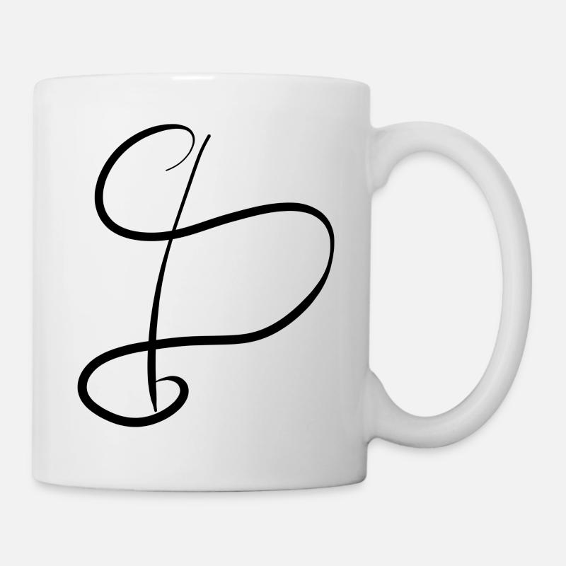 D Lettre de George Ntovas - Mug blanc - blanc