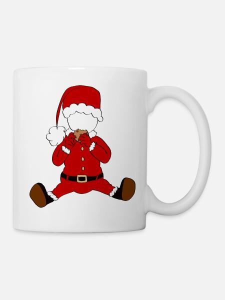 Bébé Père Noël - Mug blanc - blanc
