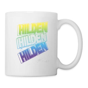 Hilden Deutschland Stadt Schrift Skyline Heimat - Tasse - Weiß - Rechts