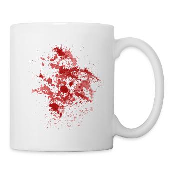 Blut / Blood - Tasse - Weiß - Rechts
