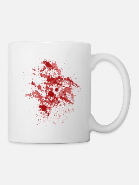 Blut / Blood - Tasse - Weiß