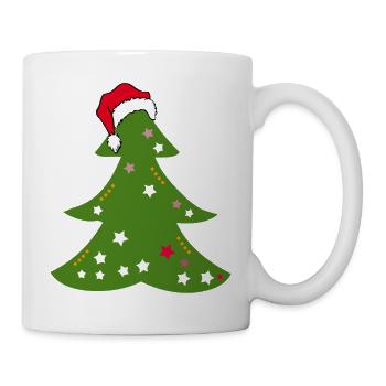 Christmas Tree, Christmas - Mug - white - Right