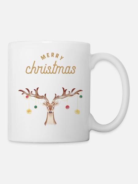 Merry Christmas - Tasse - Weiß