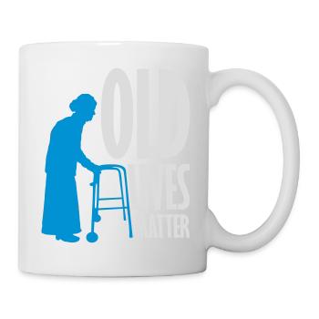 old lives matter quote - Mug - white - Right