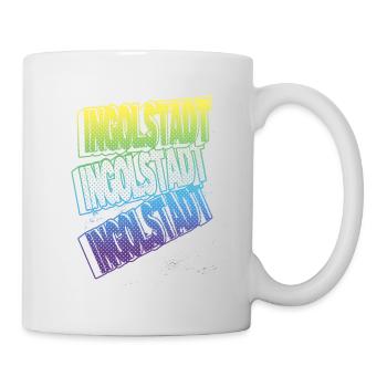 Ingolstadt Deutschland Stadt Schrift Skyline - Tasse - Weiß - Rechts