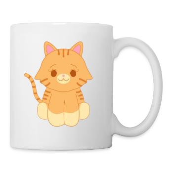 Red cat - Mug - white - Right