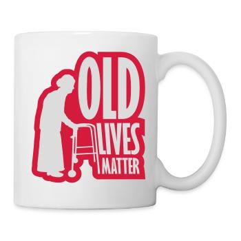 old lives matter quote - Mug - white - Right