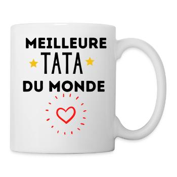 Meilleure tata du monde - Mug blanc - blanc - Droite