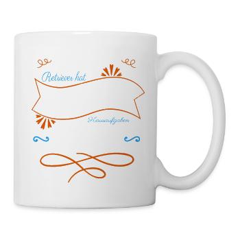 hundefreund geburtstagsgeschenkidee doggie - Tasse - Weiß - Rechts