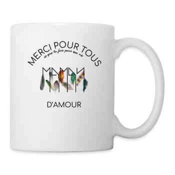 Merci pour tous ce que tu fais maman - Mug blanc - blanc - Droite