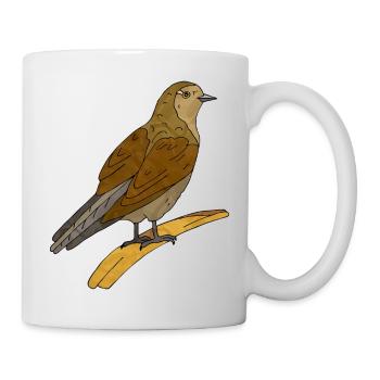 Oiseau - Mug blanc - blanc - Droite