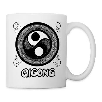 Qigong Meditation Tai Martial Arts Taoism 4 - Mug - white - Right