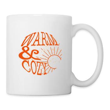 Halloween Theme Warm And Cozy Coffee Lover Mug - Mug - white - Right