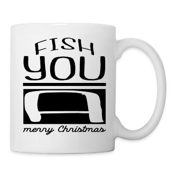 Bébé Drôle de dictons Aventure Tshirt Dinosaure Poisson - Mug blanc - blanc - Droite