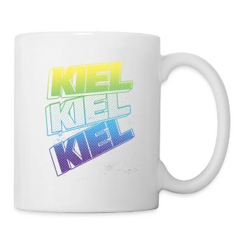 Kiel Germany City Font Skyline Home - Mug - white - Right