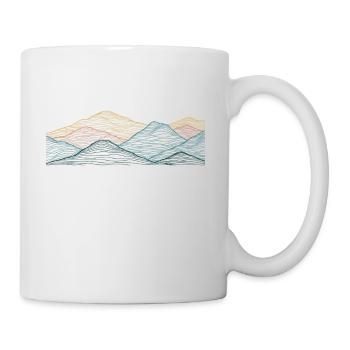 Berg, Japanische Kunst Mountain, Japanese Art - Mug - white - Right