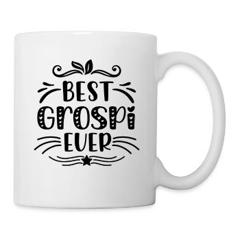 So sieht ein cooler Grospi aus Opi Schweiz Opa - Tasse - Weiß - Rechts