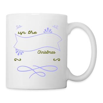 birthday present christmas tree mammal - Tasse - Weiß - Rechts