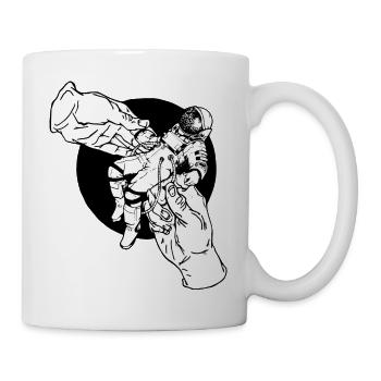 DAS Astronaut Nr 1 White - Tasse - Weiß - Rechts
