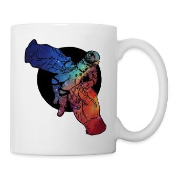 DAS Astronaut Nr 1 Farbig - Tasse - Weiß - Rechts