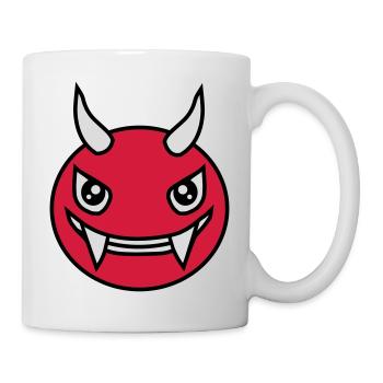Design Face Evil Devil - Mug blanc - blanc - Droite