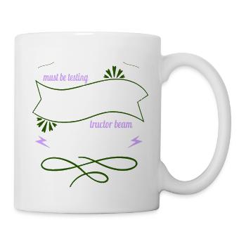 Memes aliens alien pun area51 present idea animal - Mug blanc - blanc - Droite