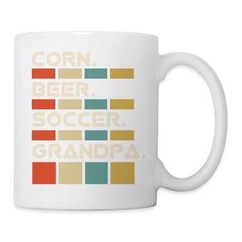 Fussball Fans Zitat - Tasse - Weiß - Rechts