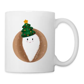 Geist Weihnachtshut - Tasse - Weiß - Rechts