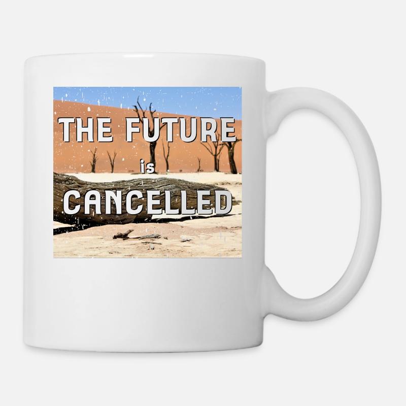 the future is cancelled Thoughtful Pessimist - Mug - white