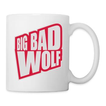 big bad wolf quote - Mug - white - Right