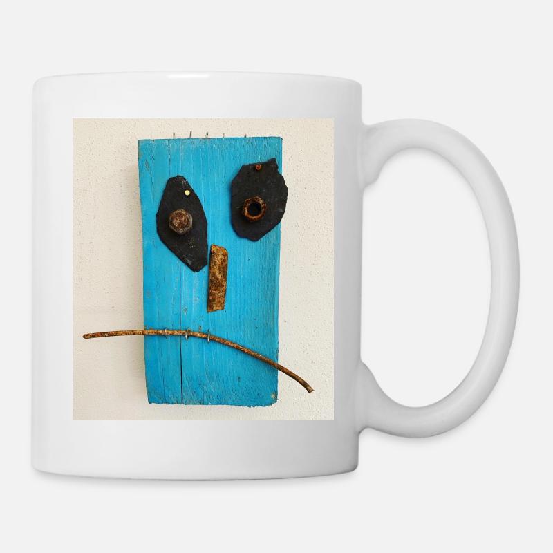 UNHAPPY - Tasse - Weiß