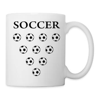 Fußball Soccer - Mug - white - Right