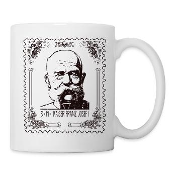 Seine Majestät Kaiser Franz Joseph I - Tasse - Weiß - Rechts