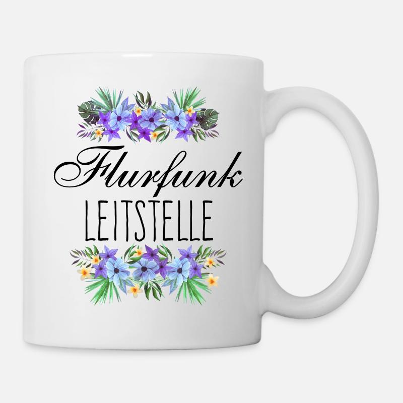 Flurfunk Leitstelle - Tasse - Weiß