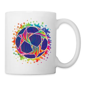 Colorful Football Splash Football Lover Game Day - Mug - white - Right