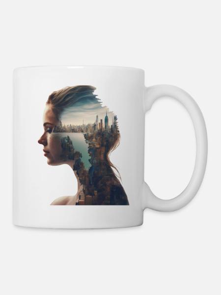 Ein Model in New York City - Tasse - Weiß