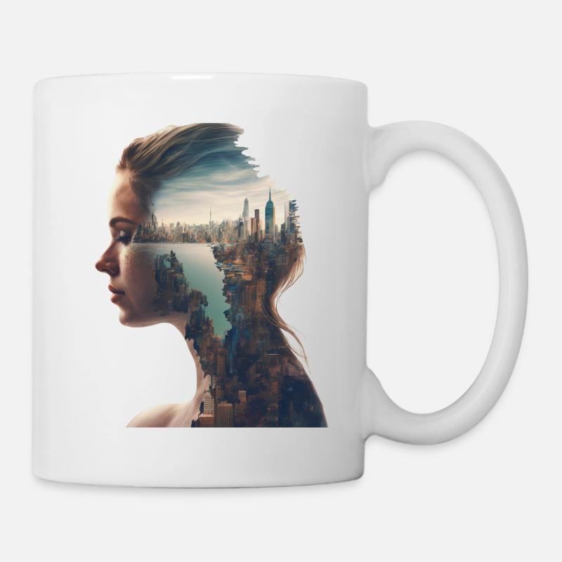 Ein Model in New York City - Tasse - Weiß
