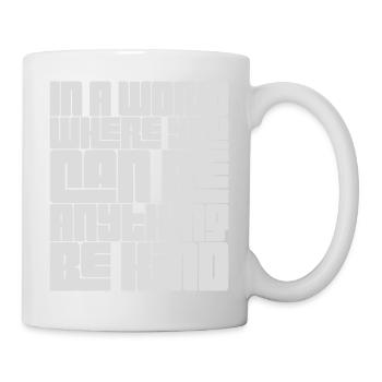 Vous pouvez être gentil - Mug blanc - blanc - Droite