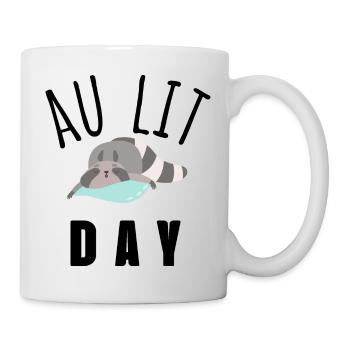 au lit day - Mug blanc - blanc - Droite